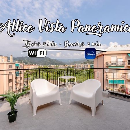 Apartamento Penthouse Panoramic View - Sea 3Min - Ac - Wifi Albisola Superiore Exterior foto