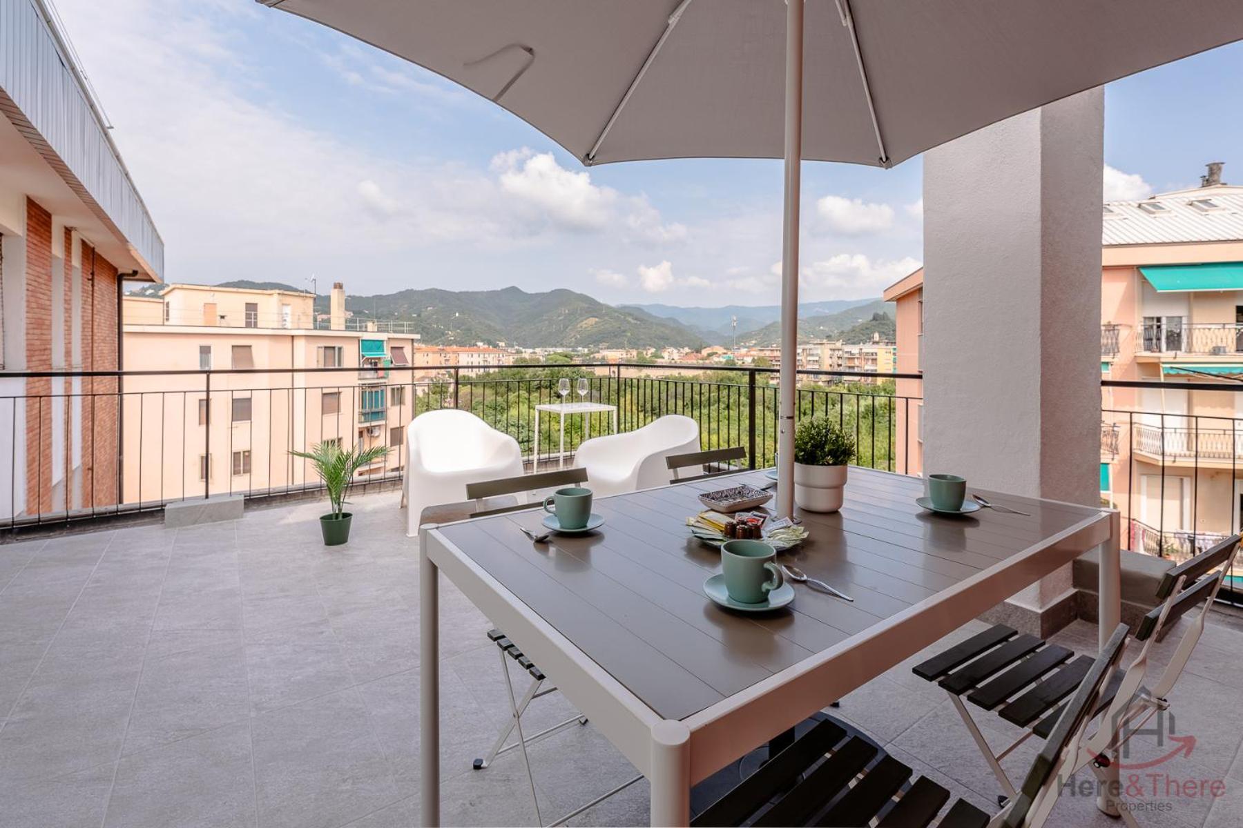 Apartamento Penthouse Panoramic View - Sea 3Min - Ac - Wifi Albisola Superiore Exterior foto